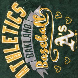 GIRLS OAKLAND A's TEE